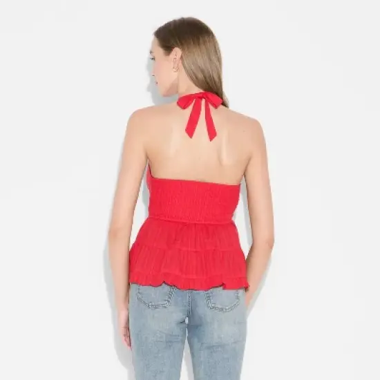 Women's Tiered Halter Babydoll Top - Wild Fable&trade; image {2}