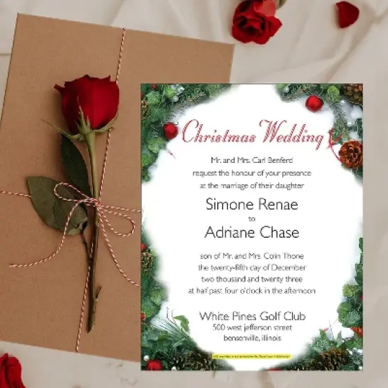 Great Papers Pine and Pearl Christmas Letterhead Multicolor 50/Pack (2021112) image {2}