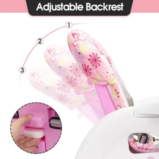 Sandinrayli 3-in-1 Convertible Toddler Highchair Table Booster Seat with Feeding Tray, Green image {5}