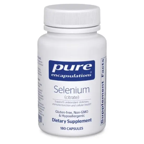 Pure Encapsulations Selenium (Citrate) - For Immune System Support & Cellular Health - Supports Blood Flow* - Gluten Free & Vegan image {9}