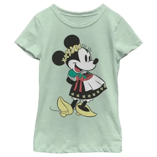 Girl's Disney Minnie Mouse German Oktoberfest Dirndl T-Shirt image {3}