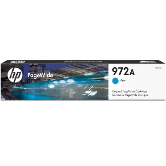 HP 972A Cyan Original PageWide Cartridge, ~3,000 pages, L0R86AN image {6}