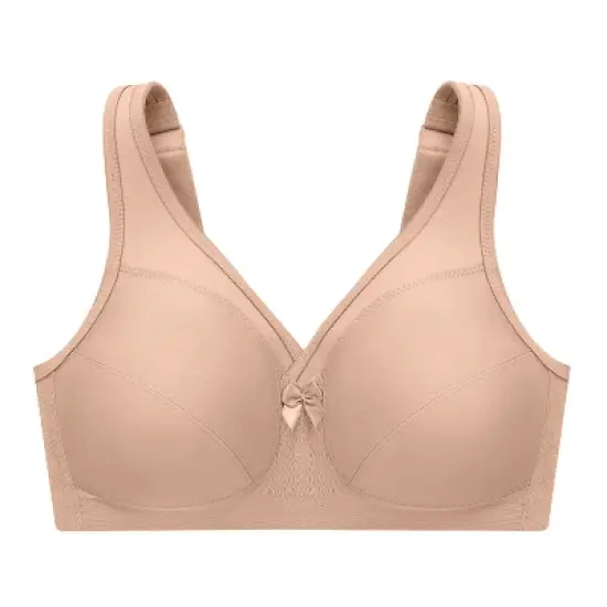 Glamorise Womens MagicLift Active Support Wirefree Bra 1005 Caf&eacute; image {3}
