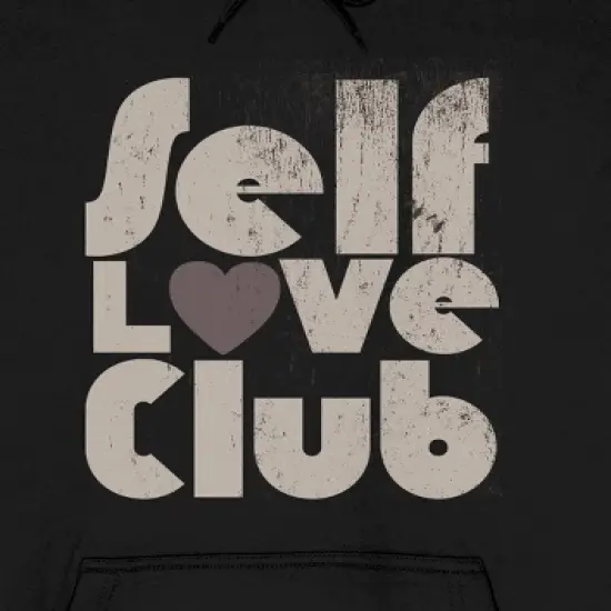 Self Love Club Long Sleeve Black Adult Sweatshirt image {1}
