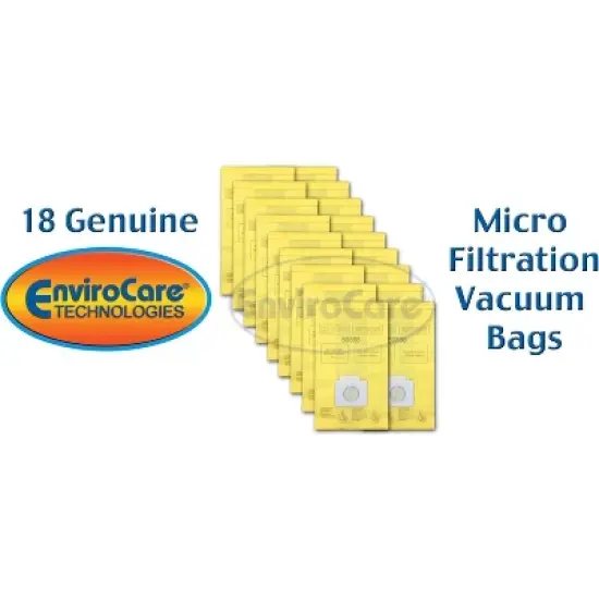 EnviroCare Replacement Vacuum Bags Designed to Fit Kenmore Canister Type C or Q 50555, 50558, 50557 and Panasonic Type C-5 18 pack image {7}