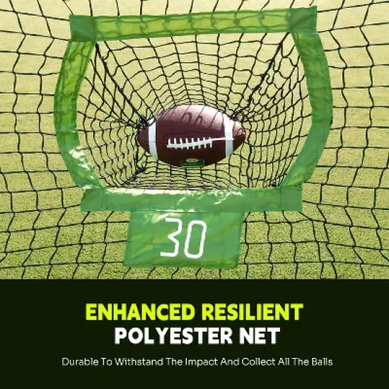 PLAYAPUT Dual-Surface Adjustable Soccer Rebounder, Black and Red image {3}