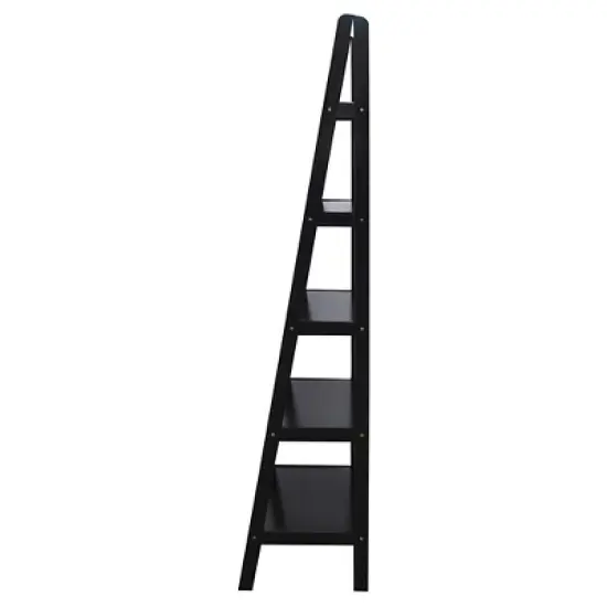 72" Shelf Ladder Bookcase - Flora Home image {2}