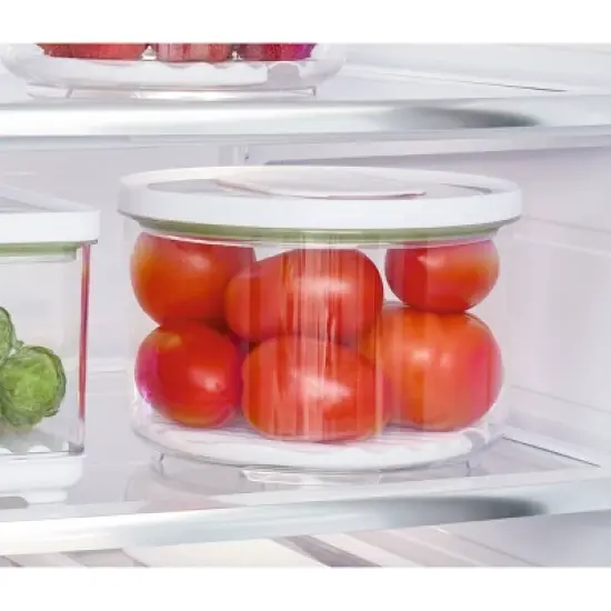 iDESIGN Large Recycled Plastic Produce Storage Bowl: Multicolored Kitchen Cabinet Organizer, 8"x8"x5.6" image {4}