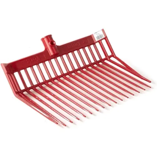 Little Giant PDF103RED 13 Inch DuraFork Polycarbonate Attachable Pitchfork Tool Replacement Head with Angled Tines, Red (3 Pack) image {1}