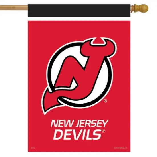 Briarwood Lane New Jersey Devils House Flag NHL Licensed 28" x 40" image {1}