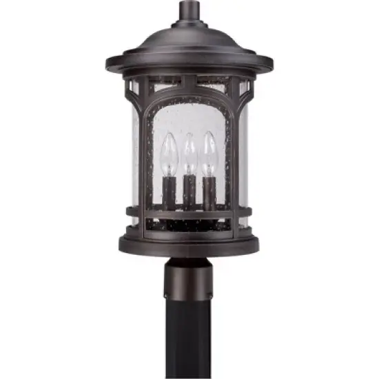 Quoizel Lighting Marblehead 3 - Light Post Light in  Palladian Bronze image {2}