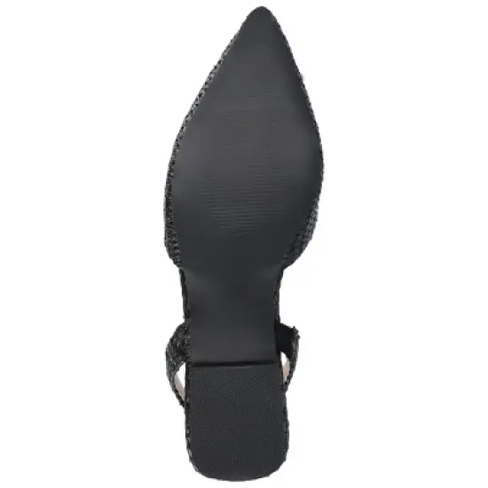 Journee Collection Womens Hannae Sling Back Pointed Toe Flats image {4}