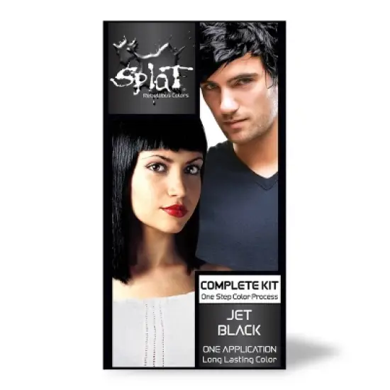 Splat Complete Kit Permanent Hair Color - Jet Black - 4.5 fl oz image {6}