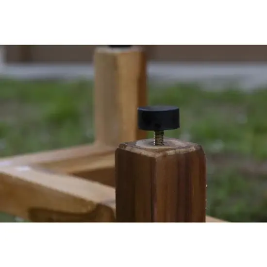 EcoDecors&reg; Eleganto&reg; 18" Teak Wood Shower Bench with Shelf in EarthyTeak Finish image {10}