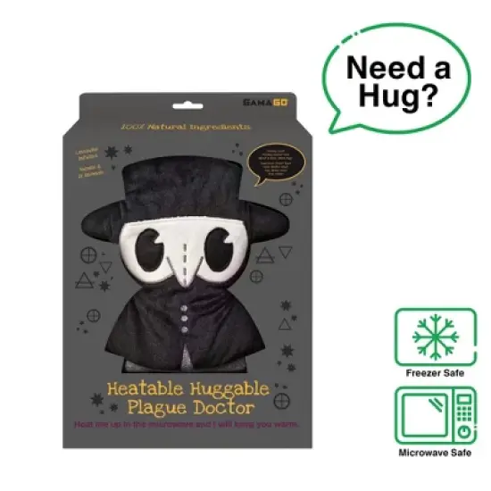 NMR Distribution GAMAGO Plague Doctor Heating Pad & Pillow Huggable image {1}