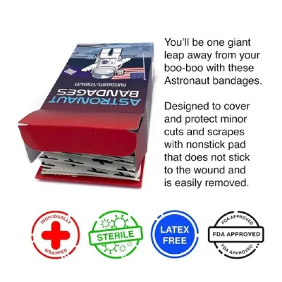 Gamago NASA Astronaut Bandages - 18 Count image {2}