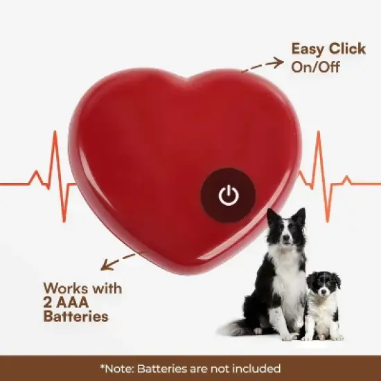 Allforpaws Pups Dog Toys, Puppy Soothing Heartbeat Warm Bear Comfort Dog Sleep Aid Plush Toy, Sheep image {4}