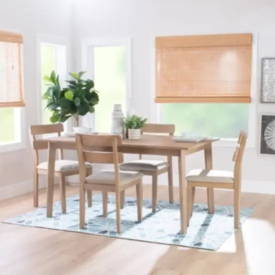 5pc Darden Dining Set Natural - Powell image {1}