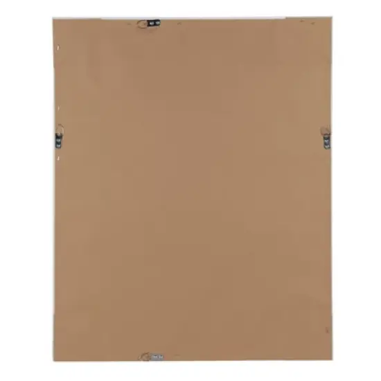 29.5" x 23.5" Bosc Framed Gray Linen Fabric Pinboard White - DesignOvation image {3}