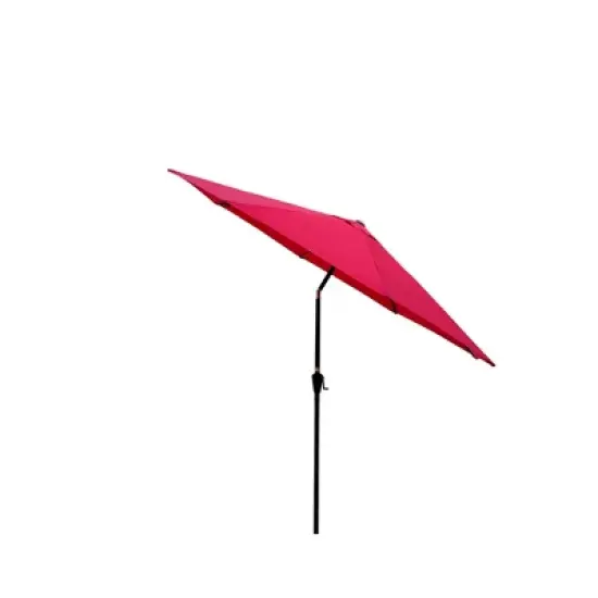 Kumasinova 10FT Outdoor Umbrella with Crank Tilt,Patio Umbrella with 8 Ribs,Beach Umbrella for Garden,Outdoor Umbrellas for Patio&Decks,Red image {1}