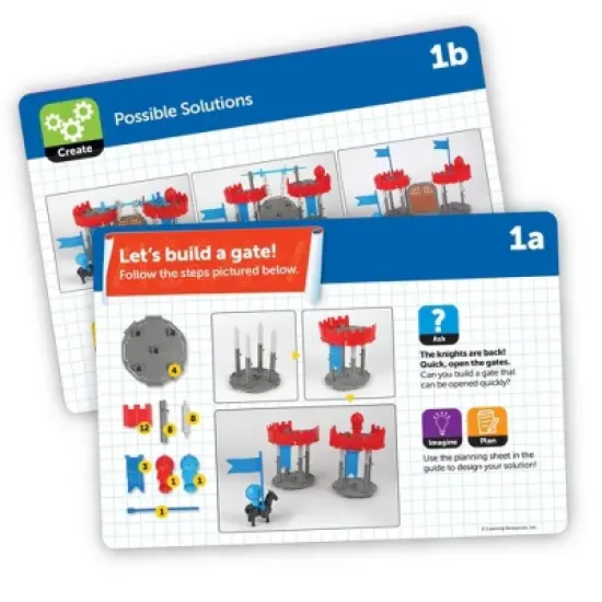 Learning Resources Engineering and Design Castle Building Set image {4}