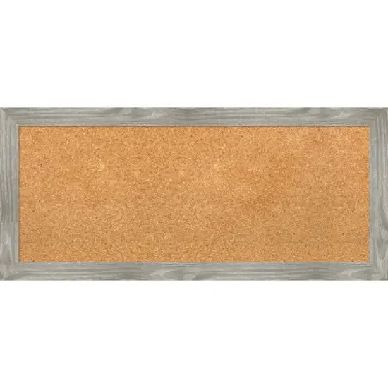Amanti Art Dove Greywash Square Framed Corkboard, Natural Cork image {12}