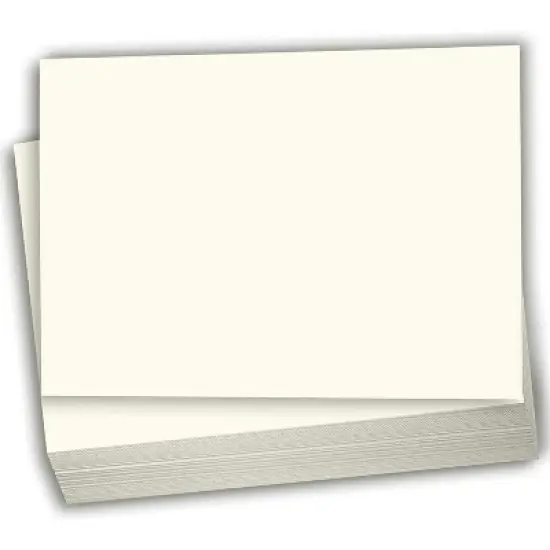 Hamilco Cream White Cardstock Paper 6x9 Blank Index Cards Card Stock 80lb Cover 100 Pack image {7}