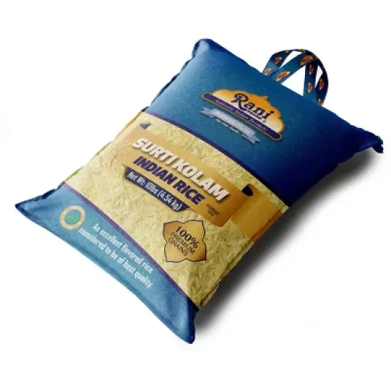 Surti Kolam Indian Rice 160oz (10lbs) 4.54kg - Rani Brand Authentic Indian Products image {6}