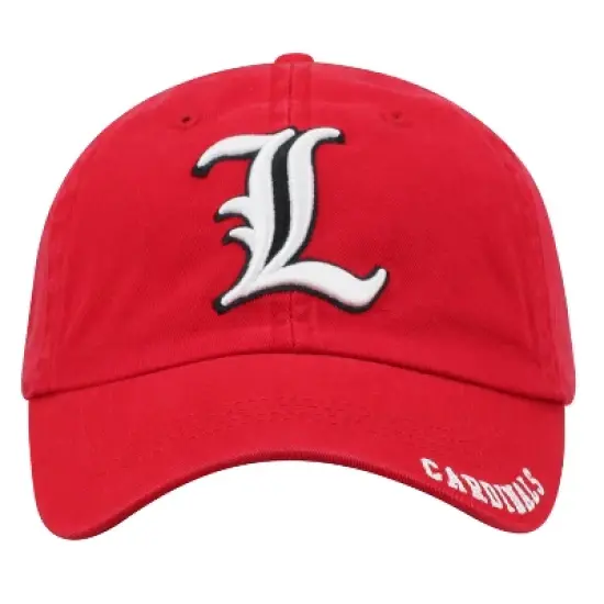 NCAA Louisville Cardinals Captain Unstructured Washed Cotton Hat image {2}