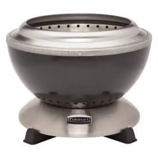 Cuisinart 2pc Fire Pit Riser & Heat Deflector Stand image {6}