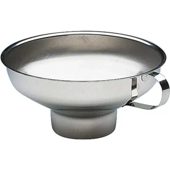 Kuchenprofi Wide Mouth Canning Funnel, Stainless Steel, 5.5-Inch Diameter image {4}