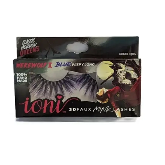 IONI Colored WEREWOLF II Blue Wispy Long(Pack of 6) image {1}