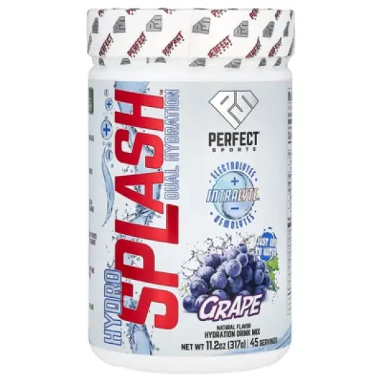 PERFECT Sports Hydro Splash, Dual Hydration, Grape, 11.2 oz (317 g) image {3}