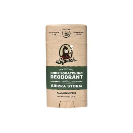 DR. SQUATCH Men's Natural Solid Deodorant Sierra Storm - 2.65oz image {3}