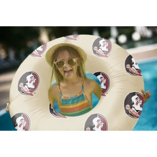 NCAA Florida State Seminoles 48" Inflatable Pool Float: PVC Water Float, 330 lb Capacity image {1}