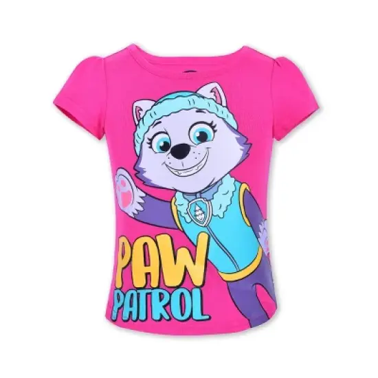 Nickelodeon Girl's 4-Pack Pawsome Explorer Paw Patrol Short Sleeve Graphic Tee Set for toddler image {1}
