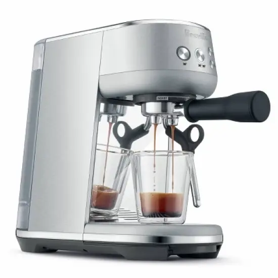 Breville Bambino Stainless Steel Espresso Maker Silver BES450BSS: 15 Bars Pressure, Milk Frother, Dishwasher-Safe Parts image {2}