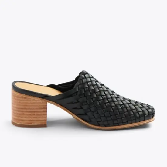 Nisolo Sustainable Women's All-Day Woven Heeled Mule image {6}