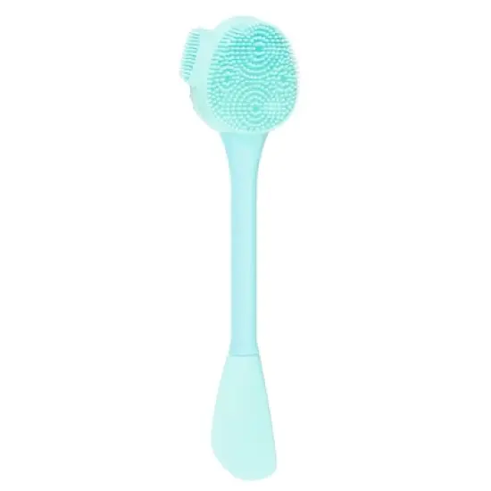 Unique Bargains Silicone Multifunction Handheld Facial Cleansing Brush 6.3"x1.57" 1 Pc image {8}