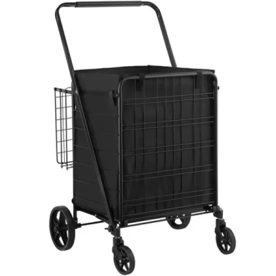 Dexmalle Folding Shopping Cart with Removable Waterproof Liner image {9}