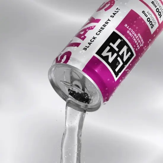 LMNT Zero Sugar Black Cherry Sparkling Electrolyte Drink - 4pk/12 fl oz Cans image {3}