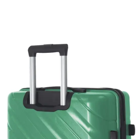 MAYEERTY 3-Piece Luggage Sets, Suitcase with Wheels, Hardside Suitcase with Four Spinner Wheels and Scratch-Resistant Surface, Green - 20", 24", 28" image {9}