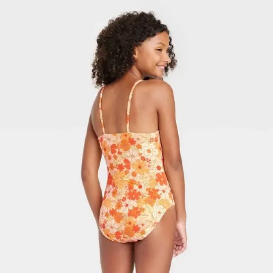 Girls' Vintage Affair One Piece Swimsuit - art class&trade; image {2}