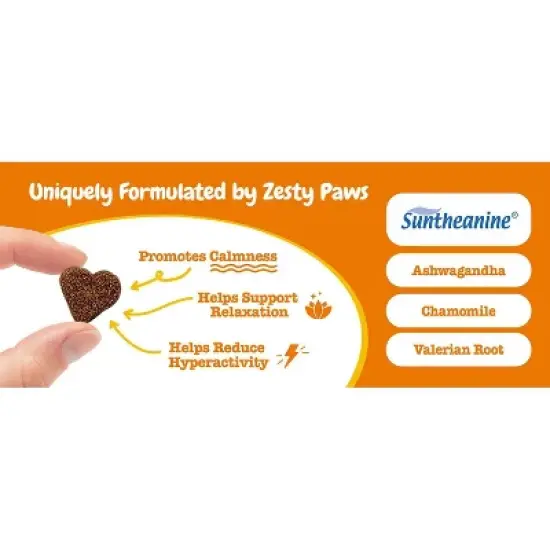 Zesty Paws Advanced Behavior Calming Soft Chews for Dogs - Turkey Flavor - 60ct image {5}