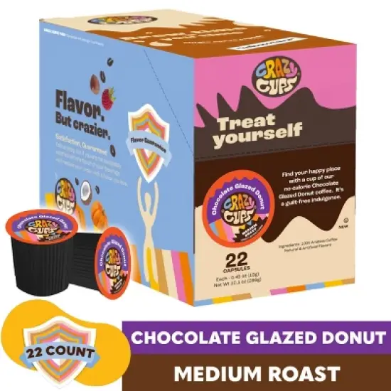 Chocolate Glazed Donut Flavored Coffee Pods image {1}