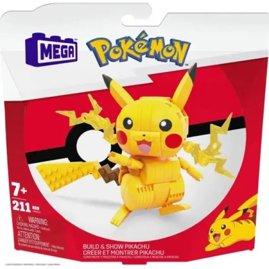MEGA Pok&eacute;mon Build & Show Pikachu Building Set - 211pcs image {5}