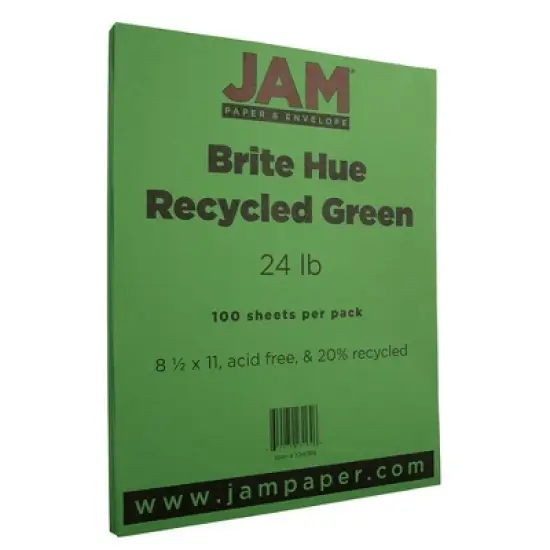 JAM Paper Brite Hue 24lb Paper 8.5" x 11" 100pk image {4}
