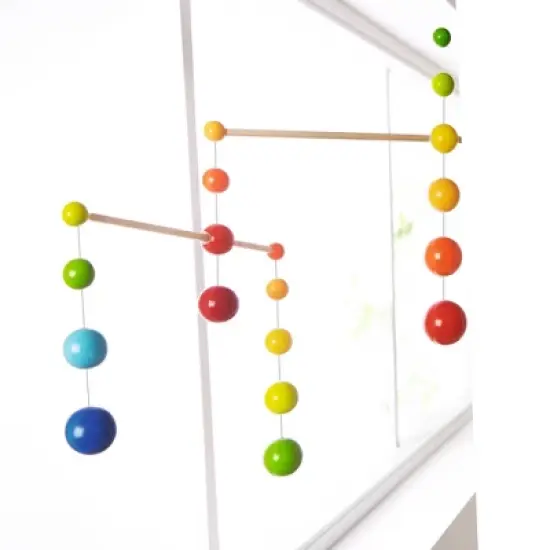 HABA Nursery Room Wooden Mobile Rainbow Balls (Made in Germany) image {2}