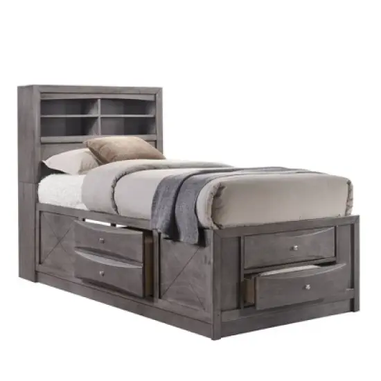 Madison Storage Bed Gray - Picket House Furnishings image {1}