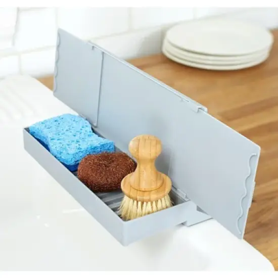 The Lakeside Collection Sink Splash Guard with Organizer image {4}